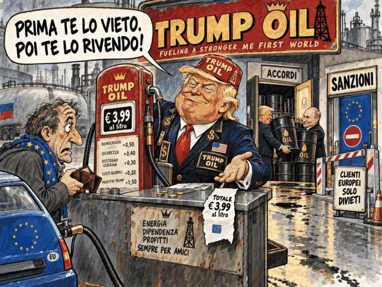Pompa Trump Oil e prezzi europei